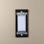 decora cover screwless 1 gang back plate