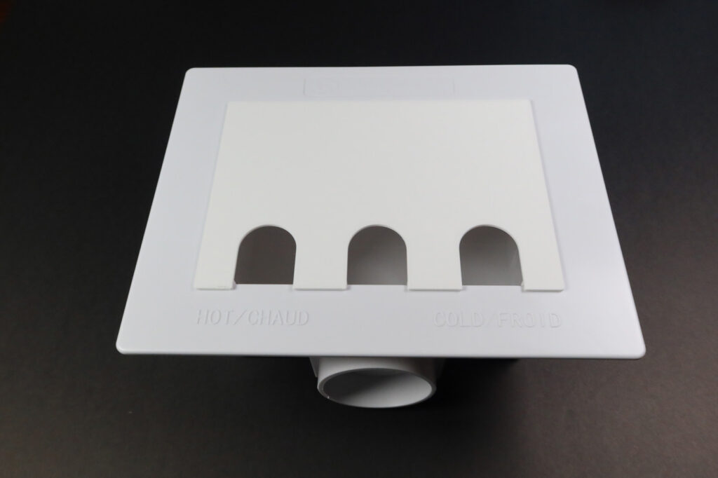 5.063" x 7.25" – Washer Outlet Box Cover – 3D Printed PETG