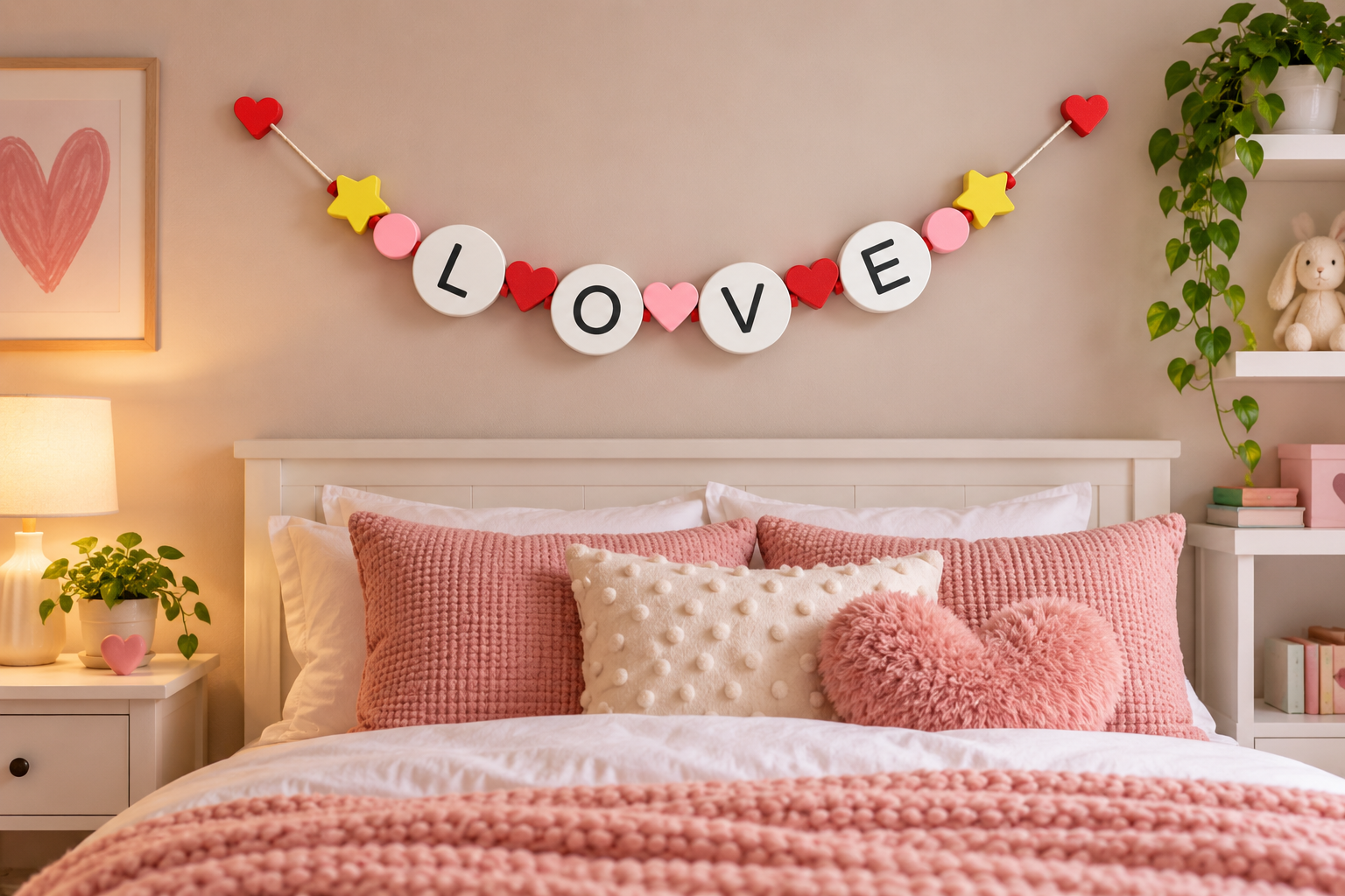 Loce-Pink-Red-Bedroom