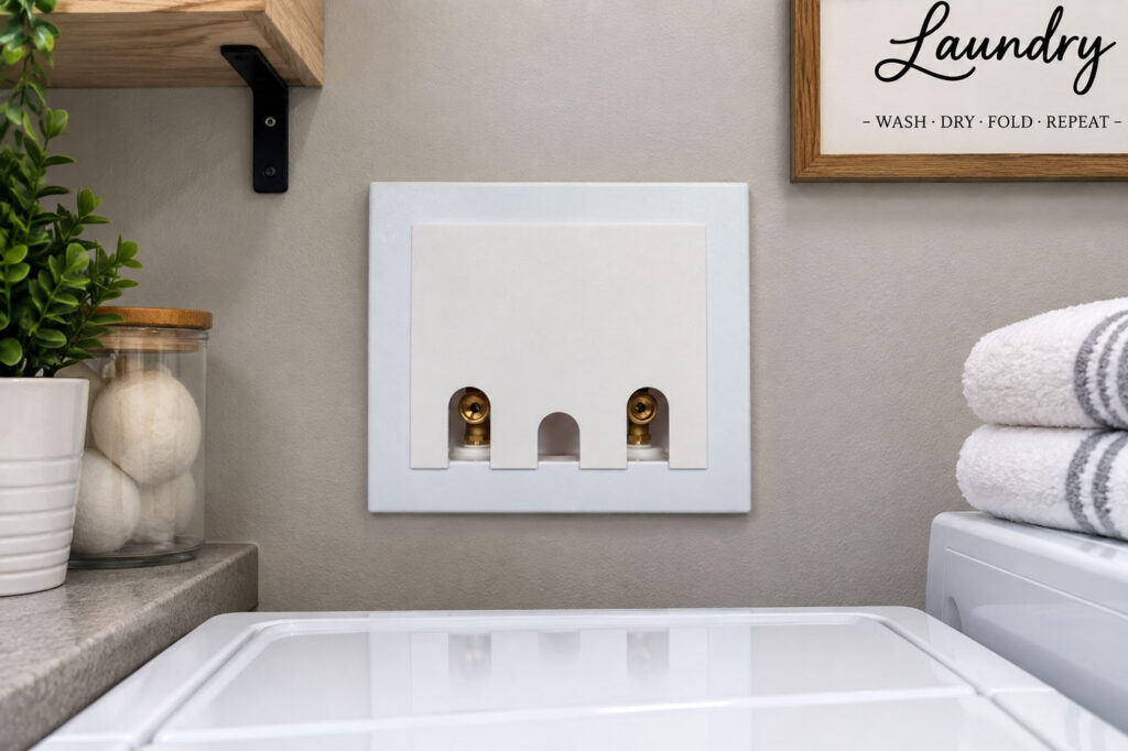 7" x 8.5" – Washer Outlet Box Cover – 3D Printed PETG - Type 1
